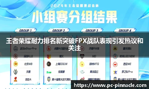 王者荣耀耐力排名新突破FPX战队表现引发热议和关注